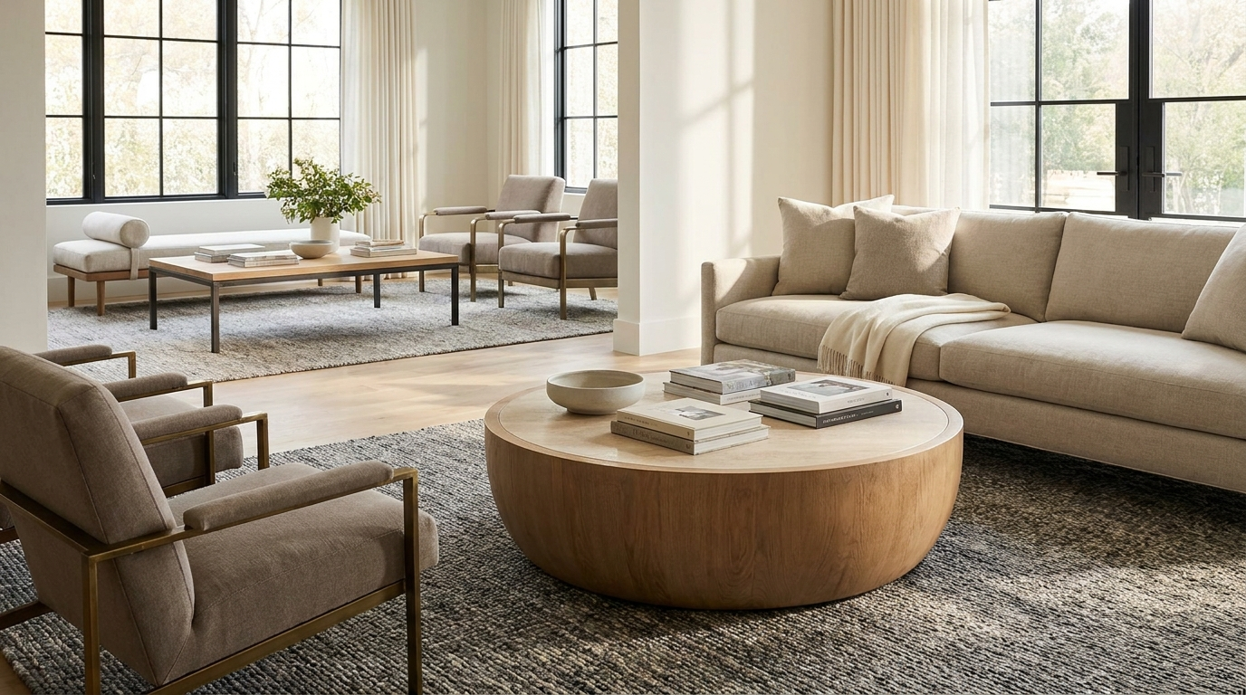Round vs. Rectangular Coffee Tables: Which Is Right for Your Room?