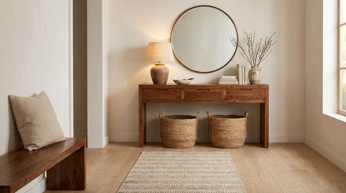 Warm Wood Entryway Decor Ideas for a Welcoming Home
