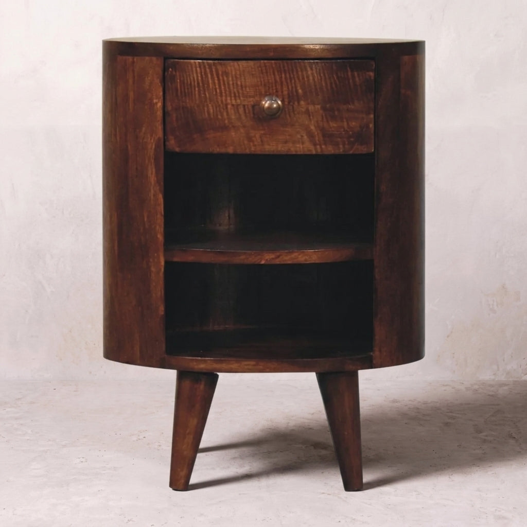 Cortez California Walnut Bedside