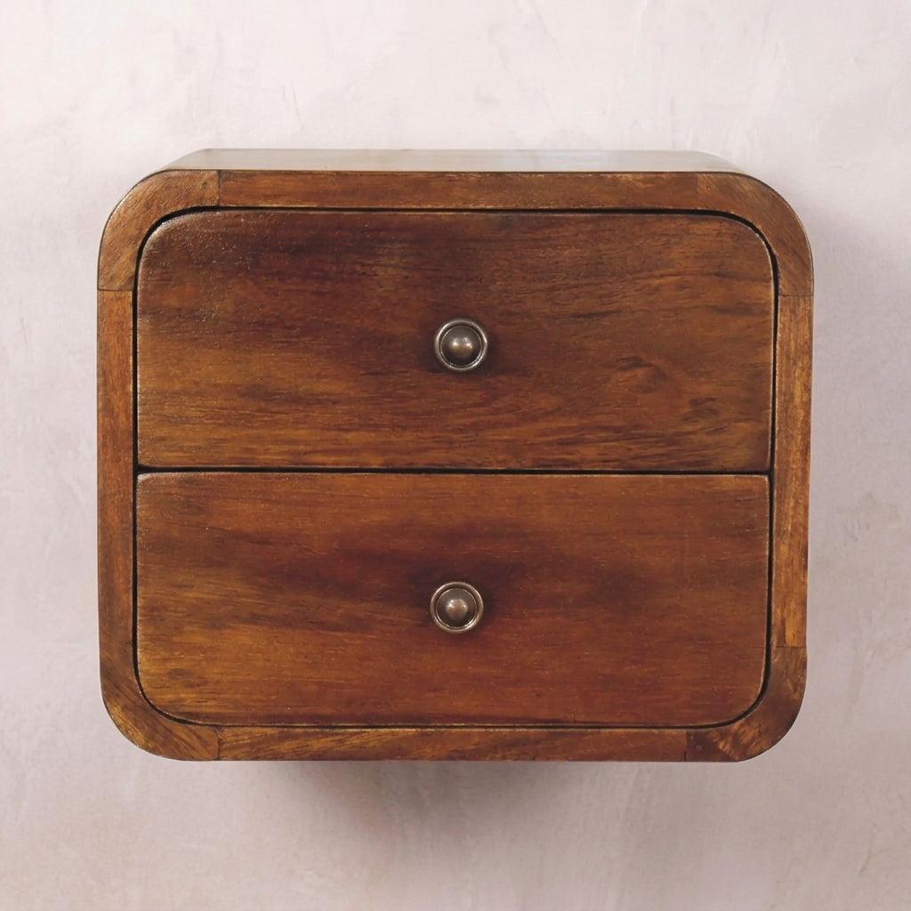 Floating Mini Chestnut nightstand