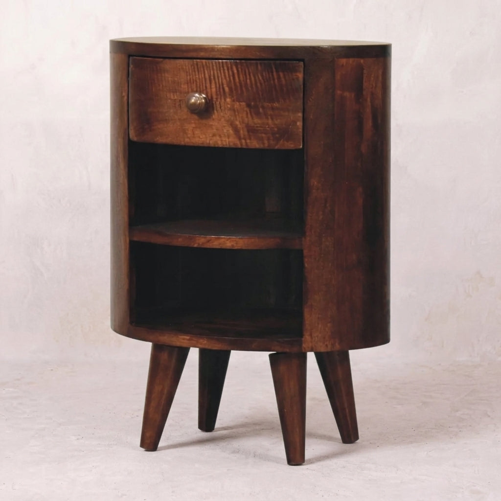 Cortez California Walnut Bedside