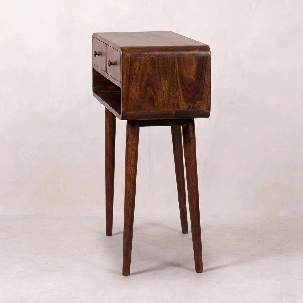 Chestnut Solid Wood Nordic Console Table