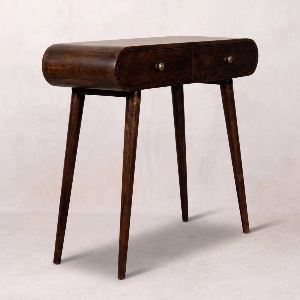 Walnut Solid Wood Nordic Console Table