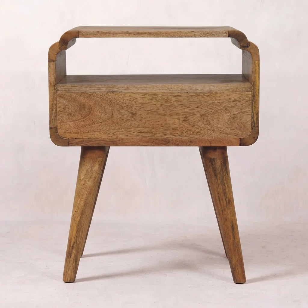 Solid Wood Oak-ish Nightstand
