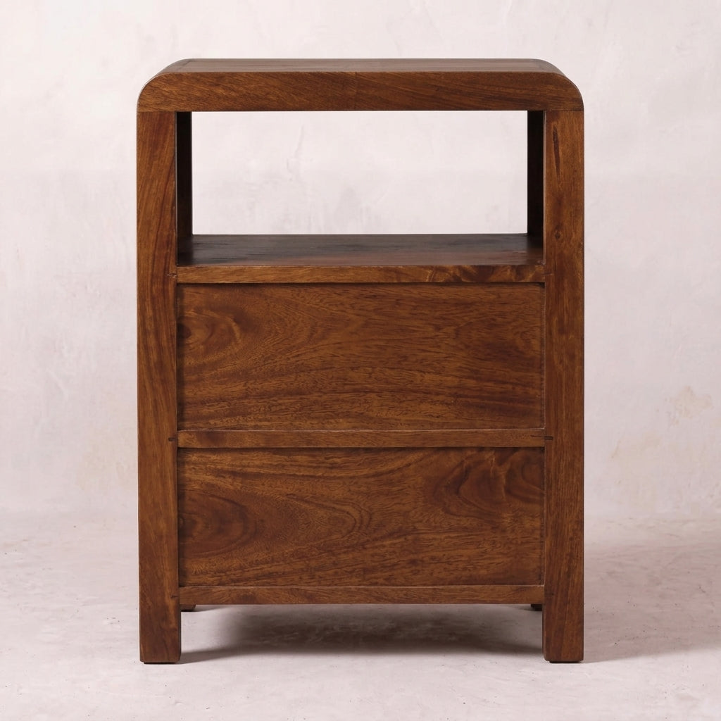 Solid Wood Chestnut Nightstand