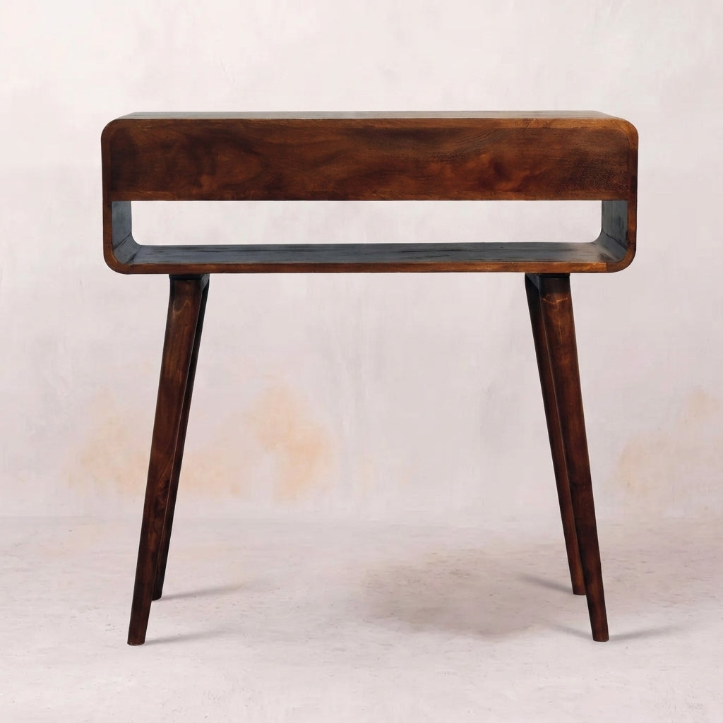 Chestnut Solid Wood Nordic Console Table