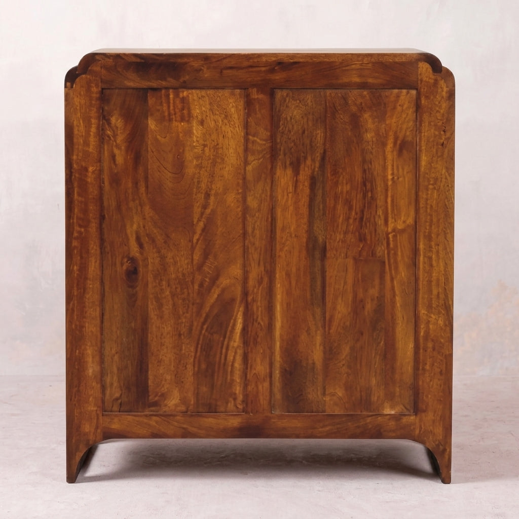 Solid Wood Chestnut 3 Drawer Chest