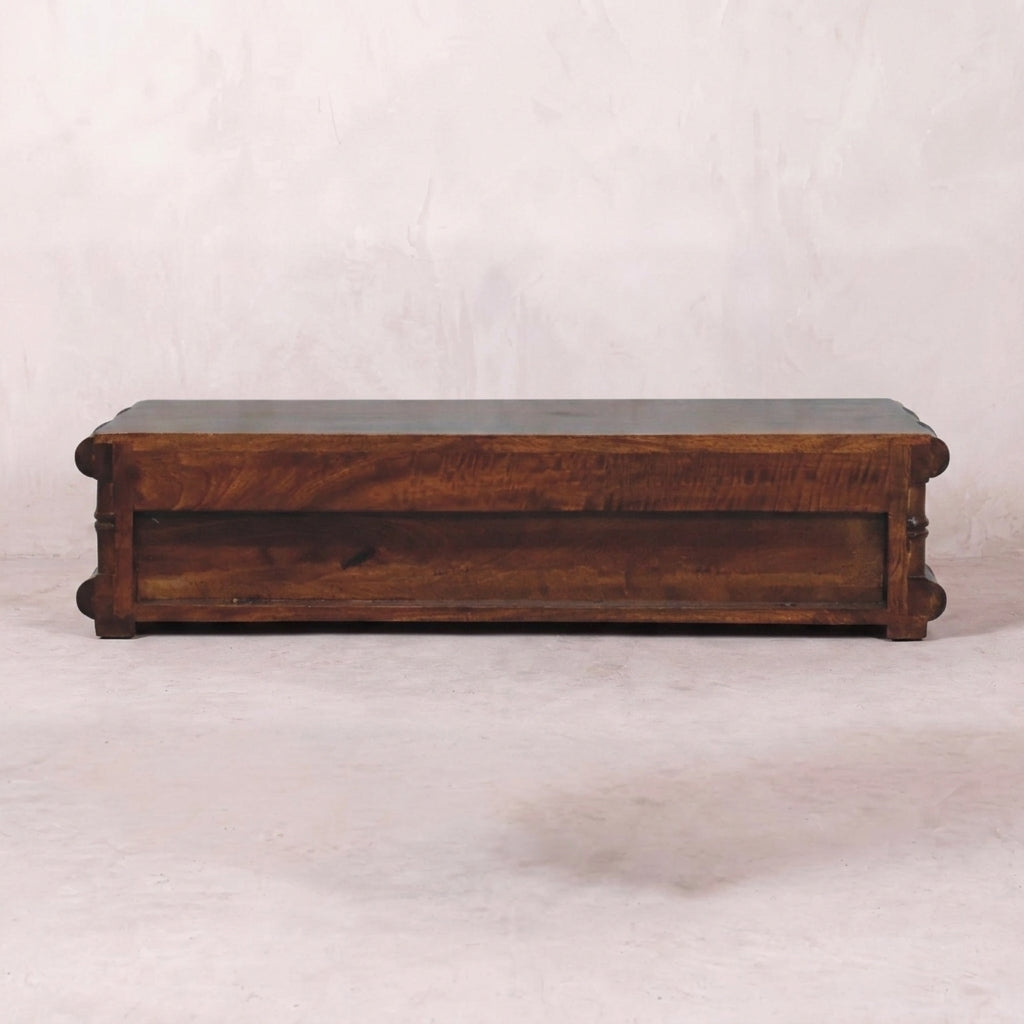 Bamboo Two Drawer Console Table
