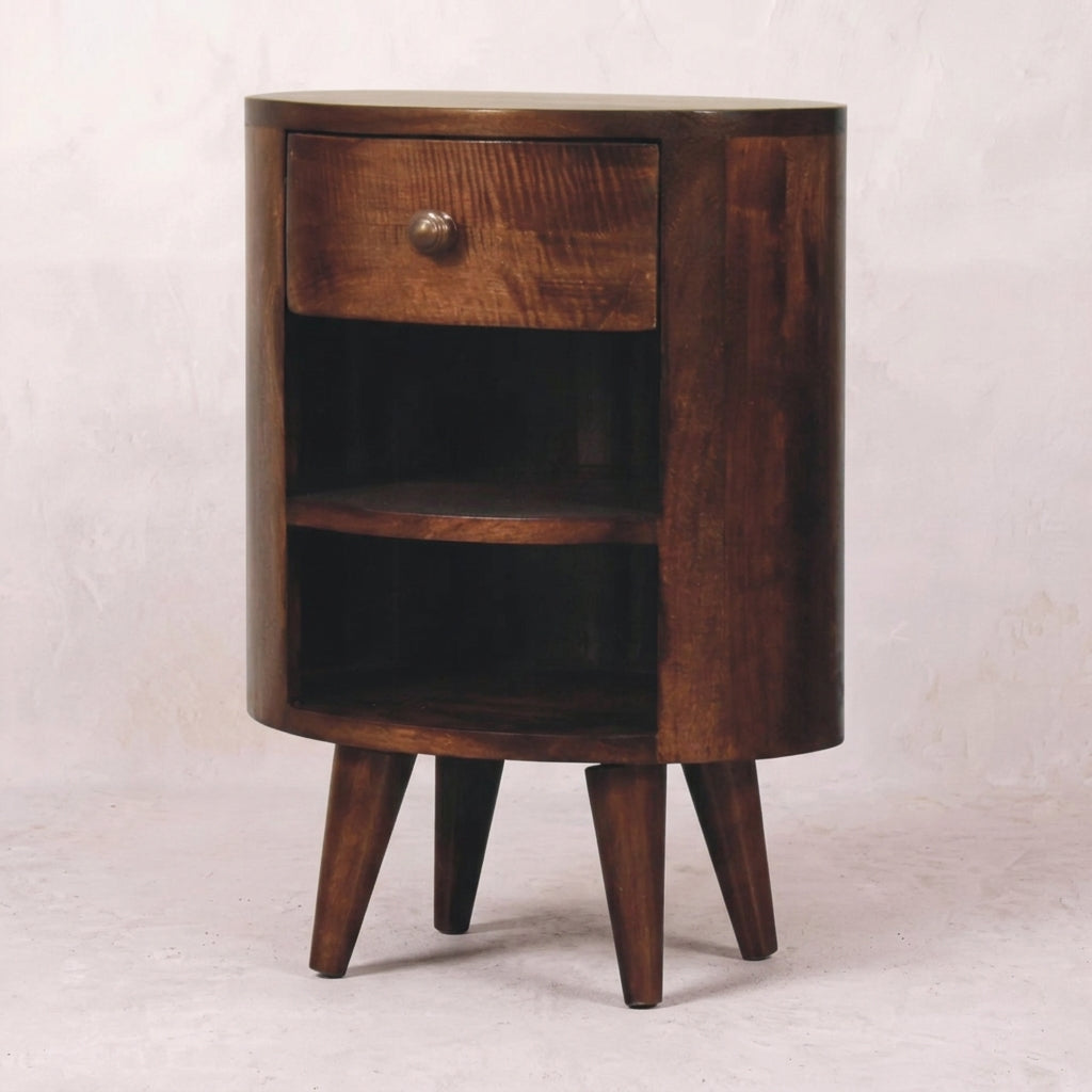 Cortez California Walnut Bedside
