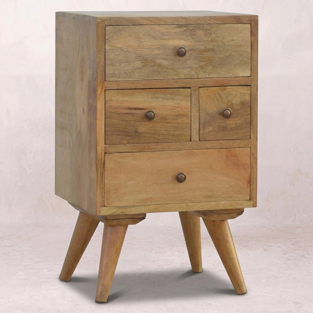 Nordic Style 4 Drawer Multi nightstand