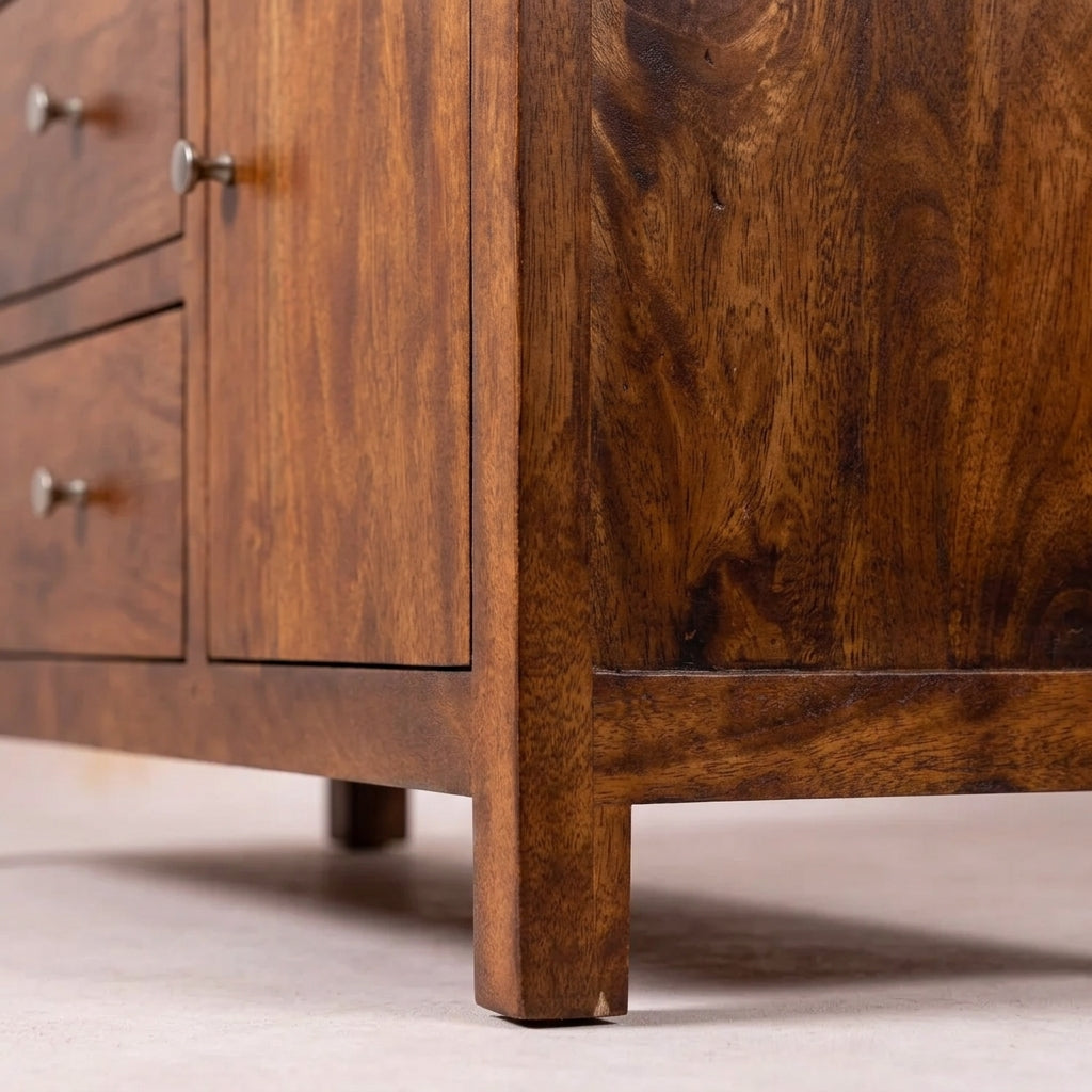 Solid Wood Chestnut Sideboard