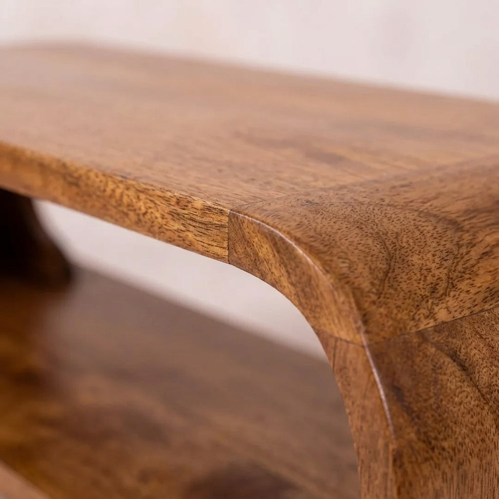 Amaya Nordic Style Honey Caramel Coffee Table