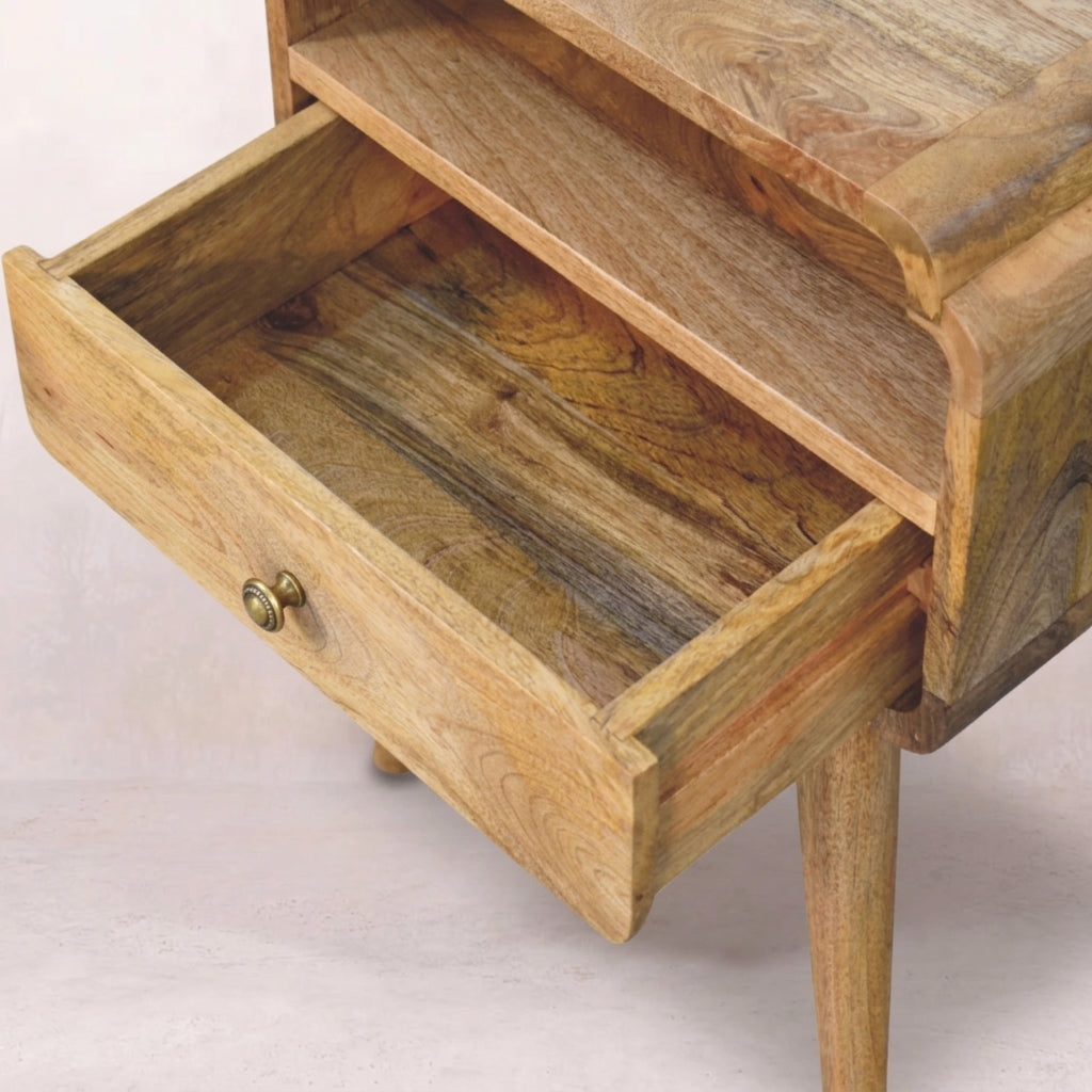 Solid Wood Oak-ish Nightstand