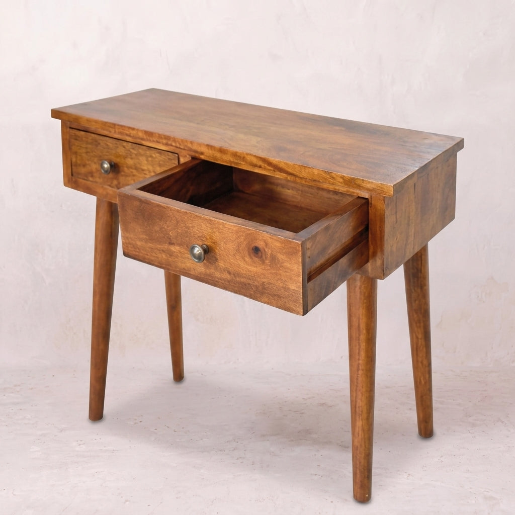 Mini Chestnut Hallway Console