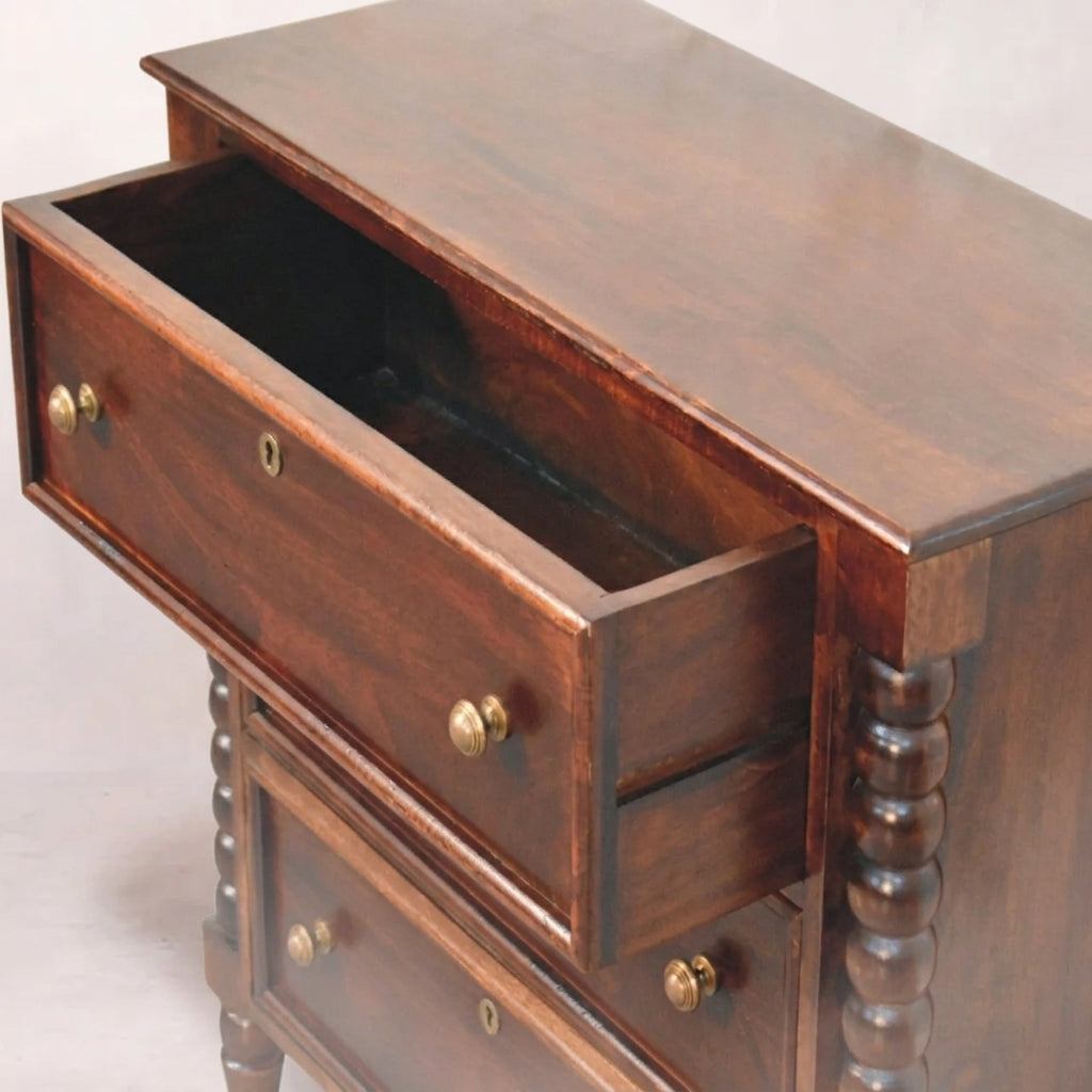Solid Wood Winewood Oak Chest