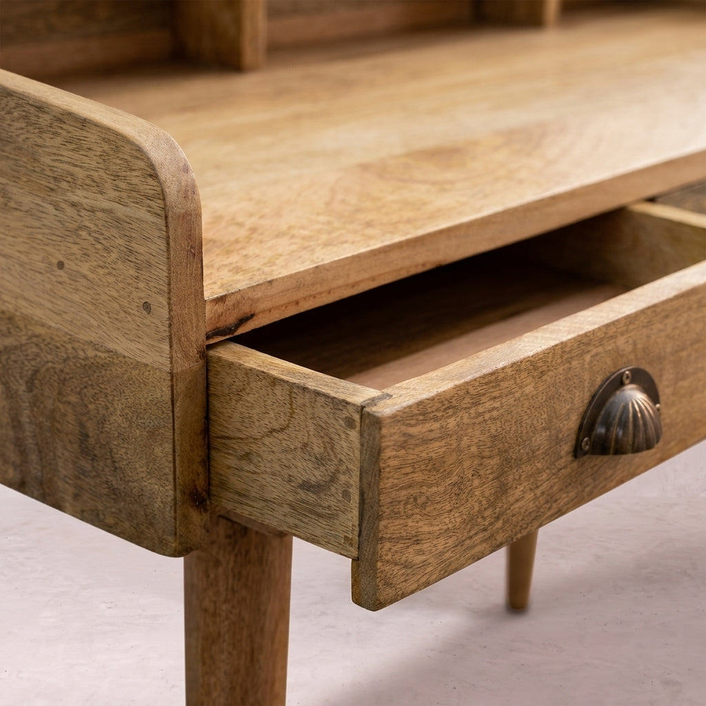 Gallery Back Shell Writing Desk