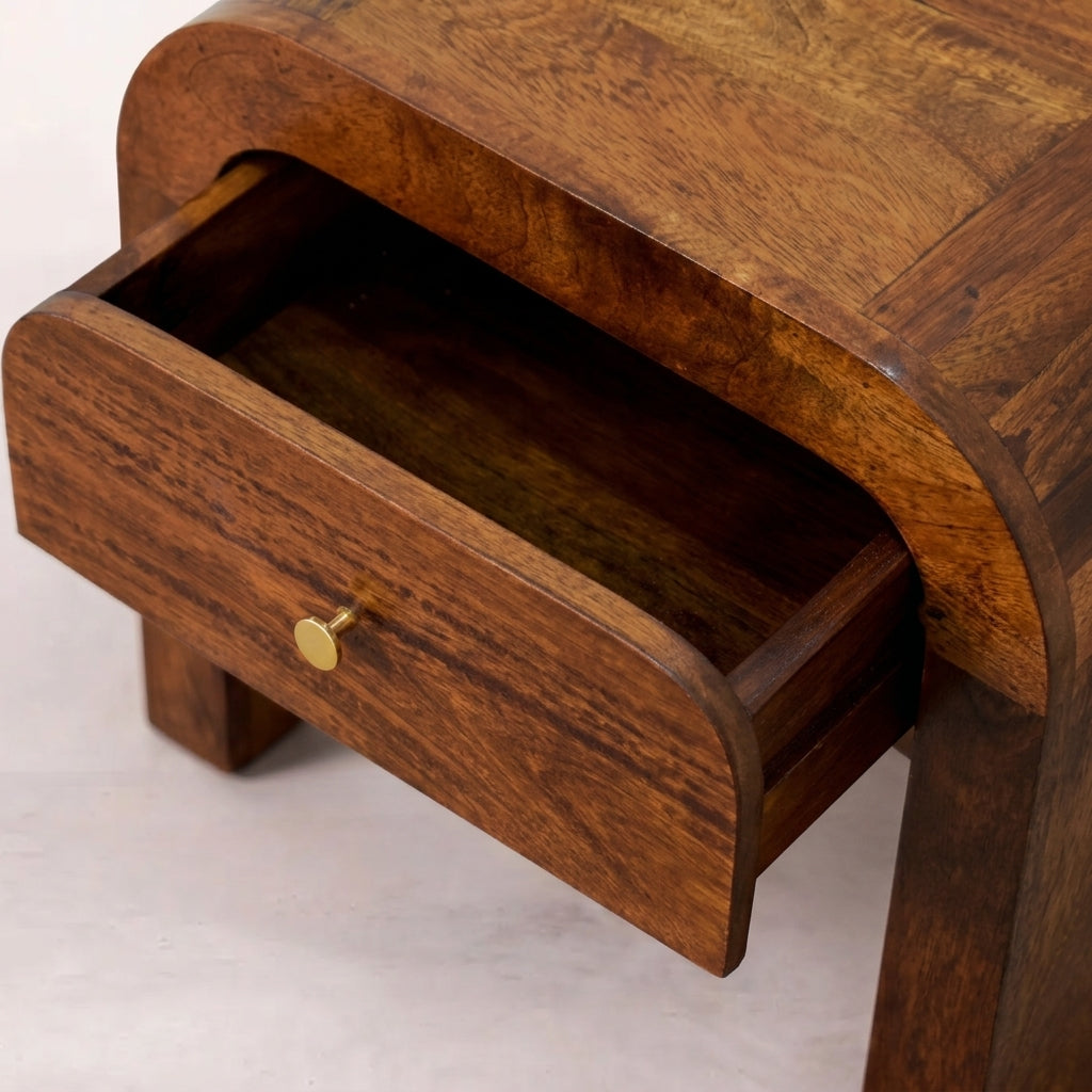 Solid Wood Chestnut nightstand