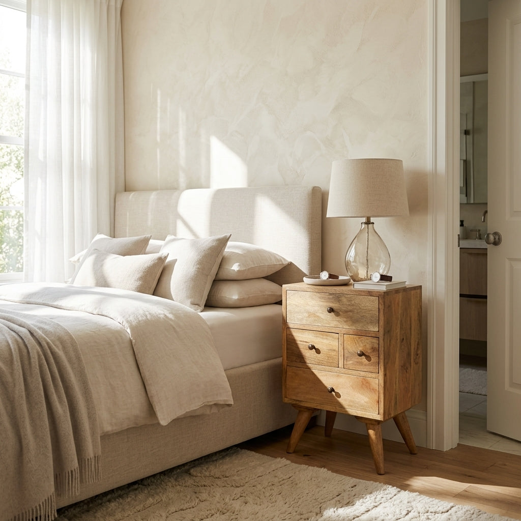 Nordic Style 4 Drawer Multi nightstand