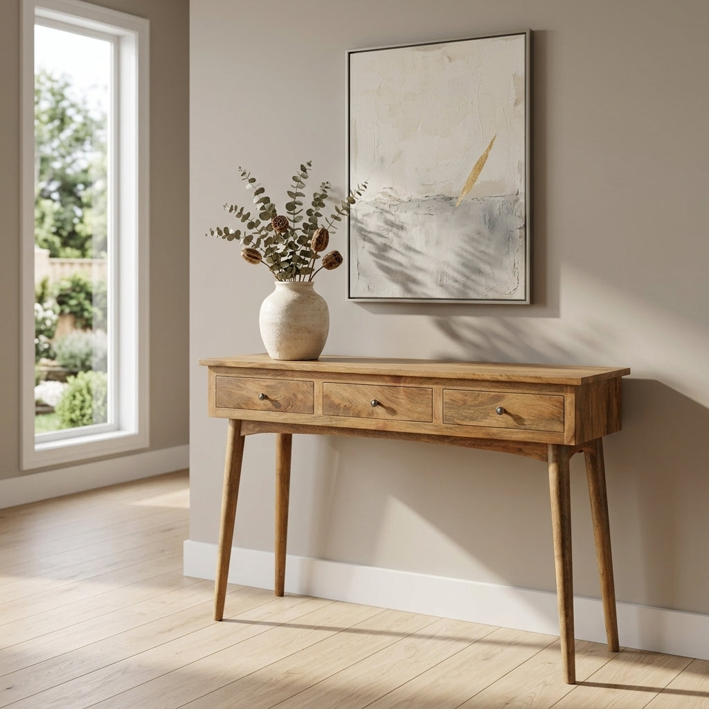 Large 3 Drawer Console