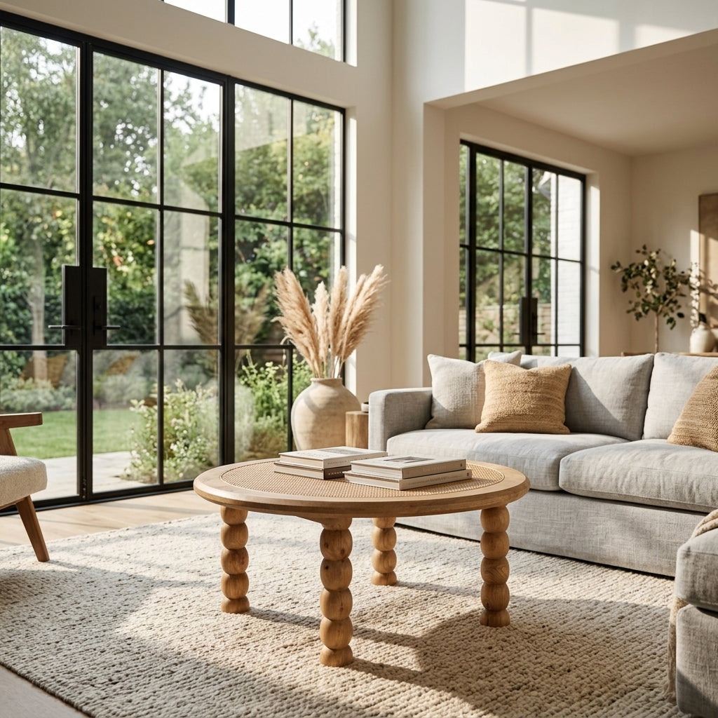 Spindle Rattan Coffee Table