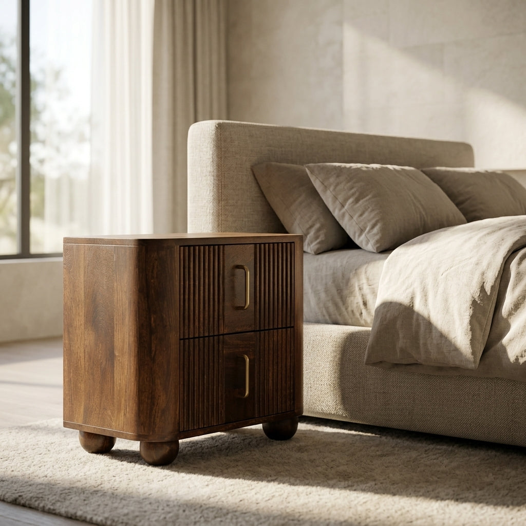 Marlowe Fluted Nightstand