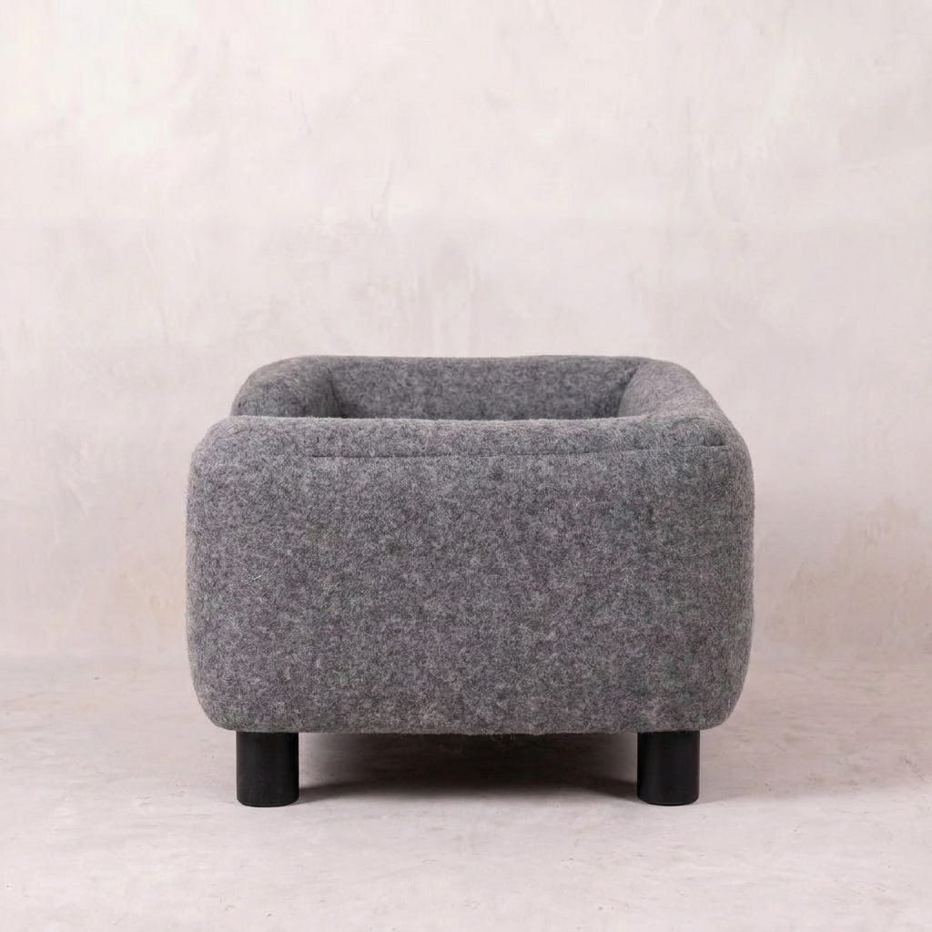 Mini Battleship Tweed Pet Sofa Bed