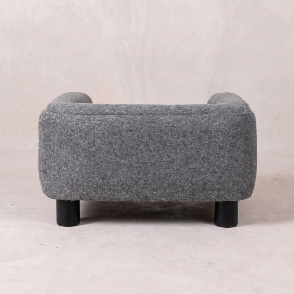 Mini Battleship Tweed Pet Sofa Bed