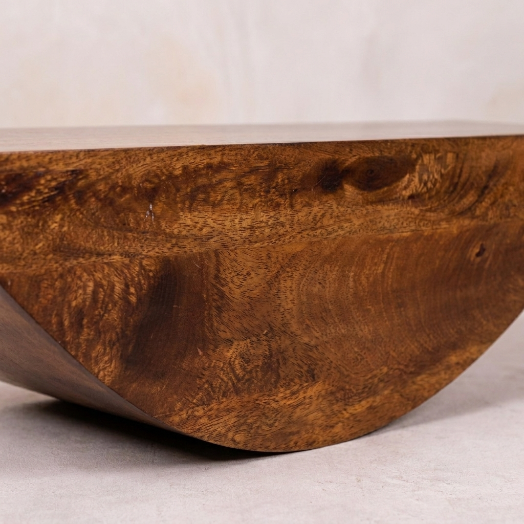 Crescent Floating Wall Shelf