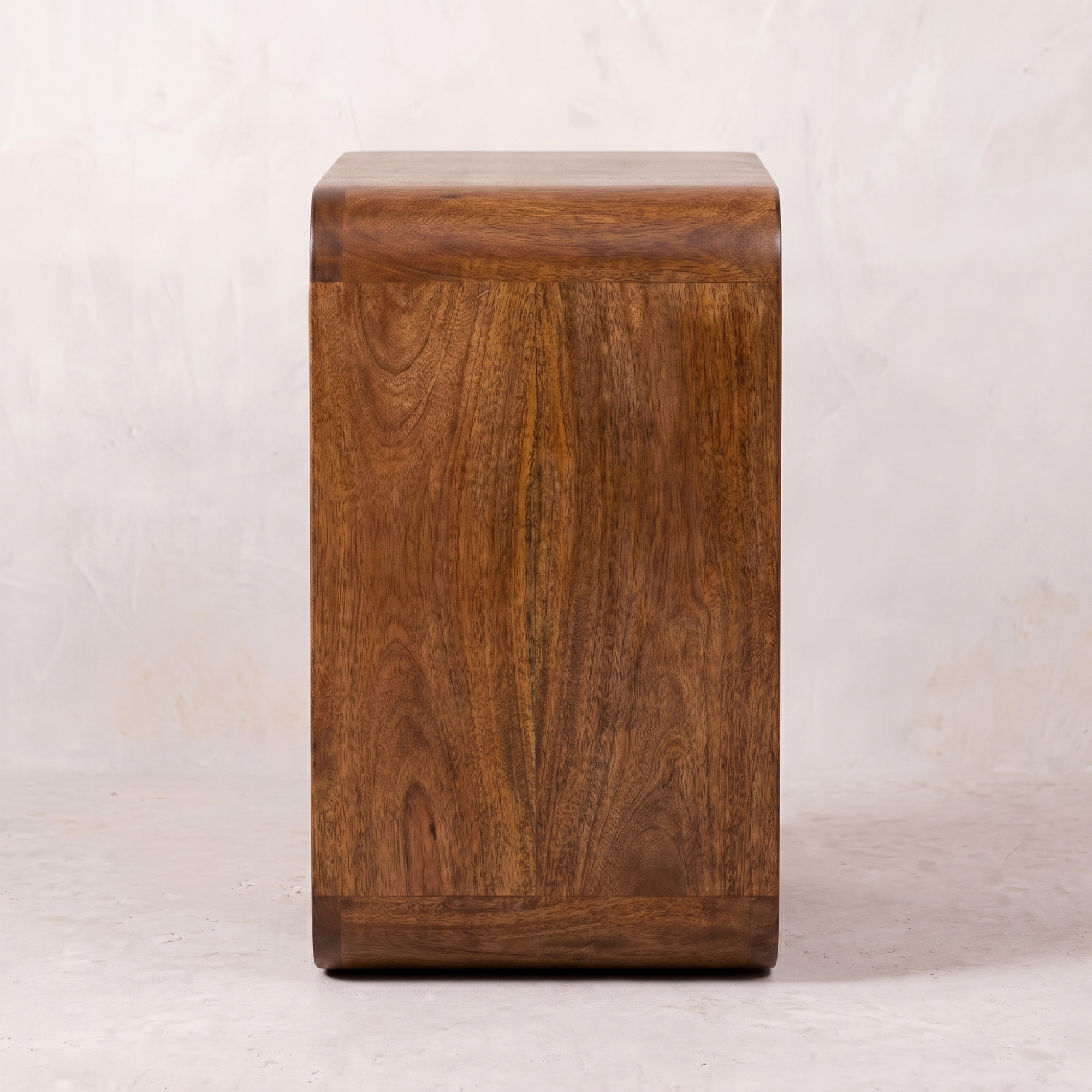 Chestnut Curved Edge nightstand