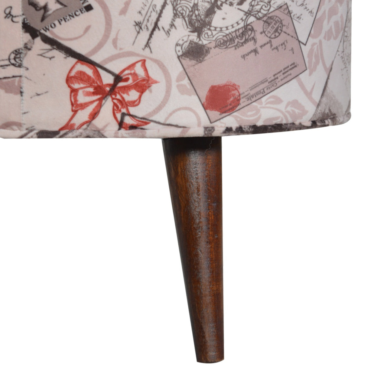 Postcard Footstool