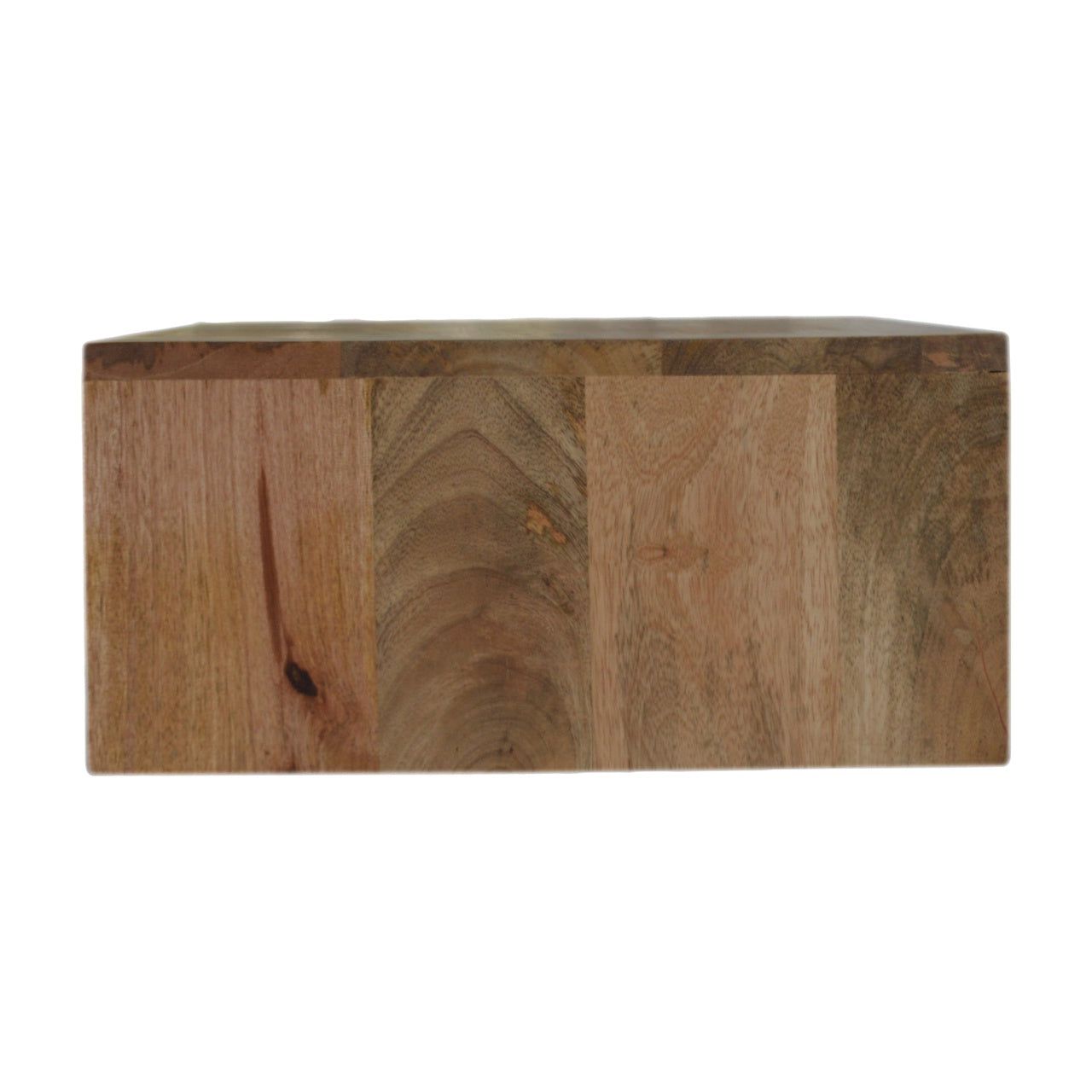 Floating Cement Brass Inlay Nightstand