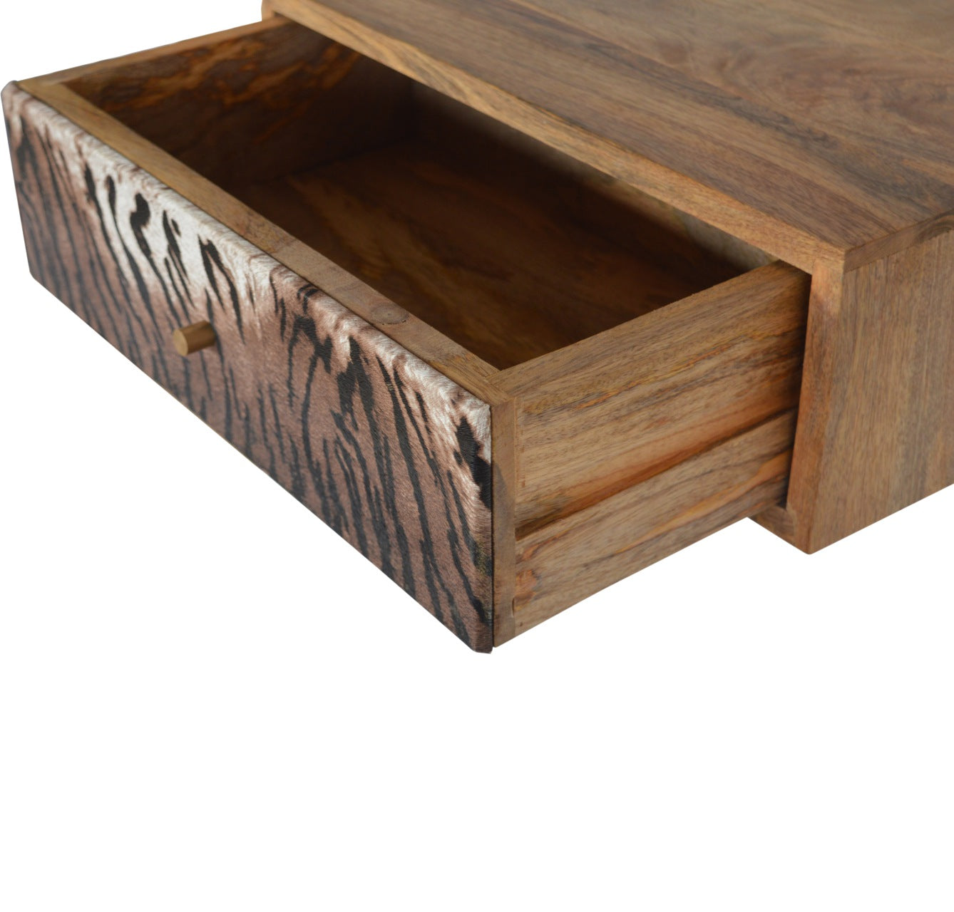 Floating Animal Print Nightstand
