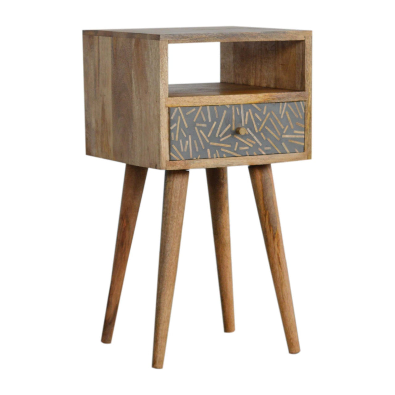 Mini Cement Chip Drawer Nightstand