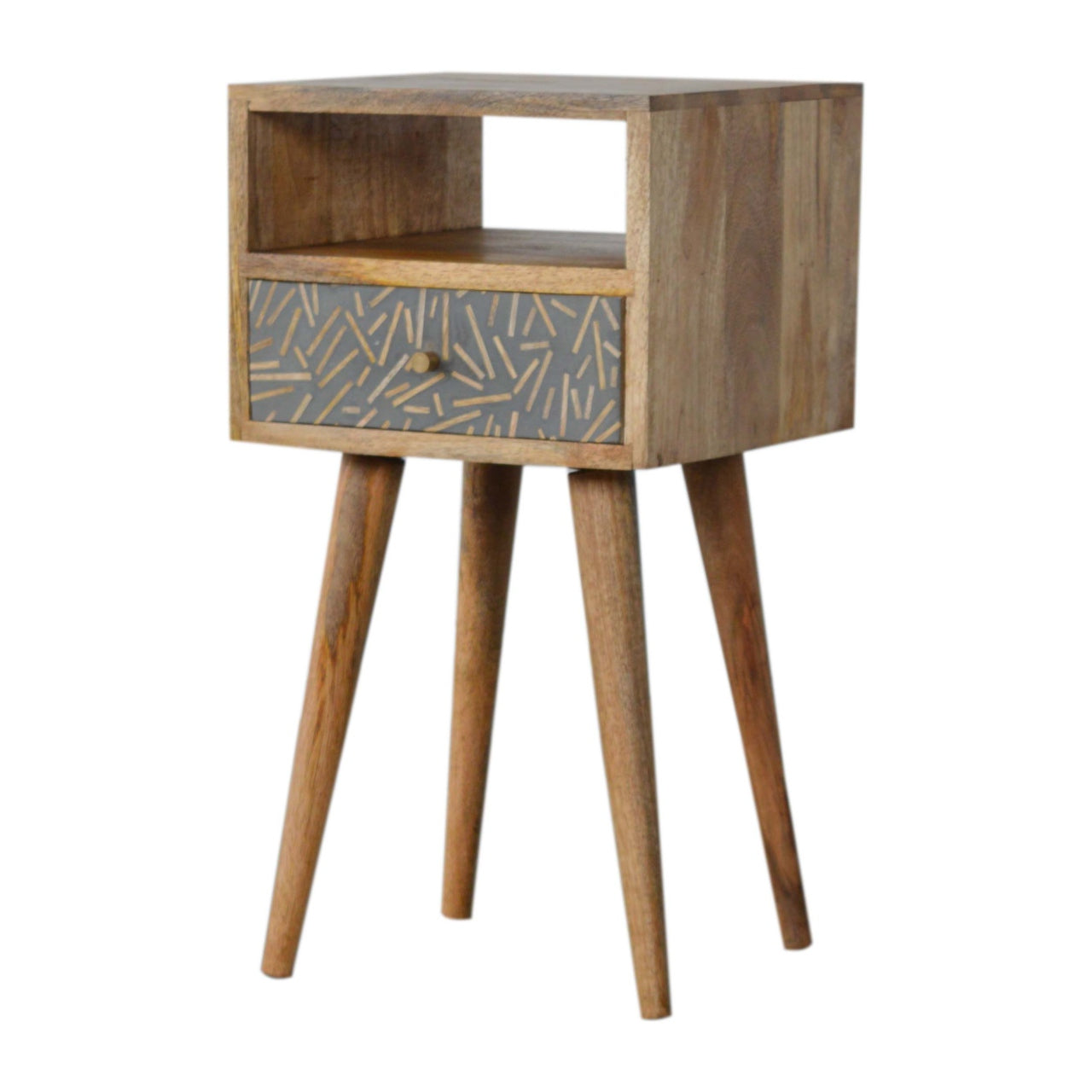 Mini Cement Chip Drawer Nightstand