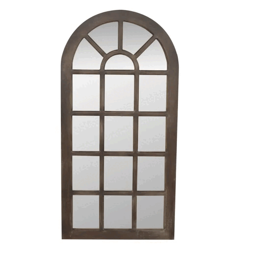 Mango Wood Sepentine Mirror Frame