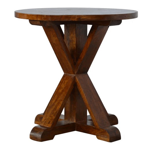 Chestnut Tristle Round Table