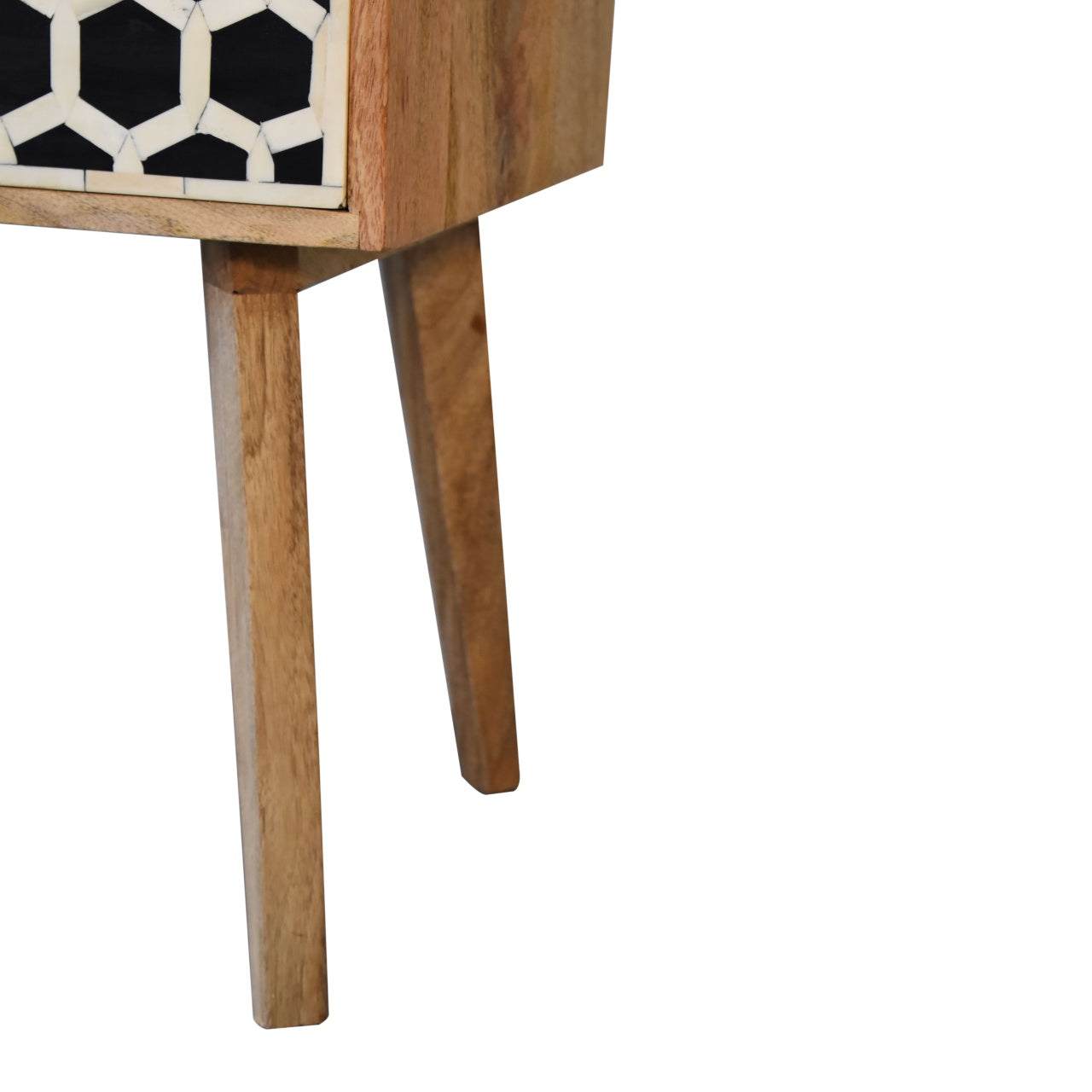 Bone Inlay Scandi nightstand