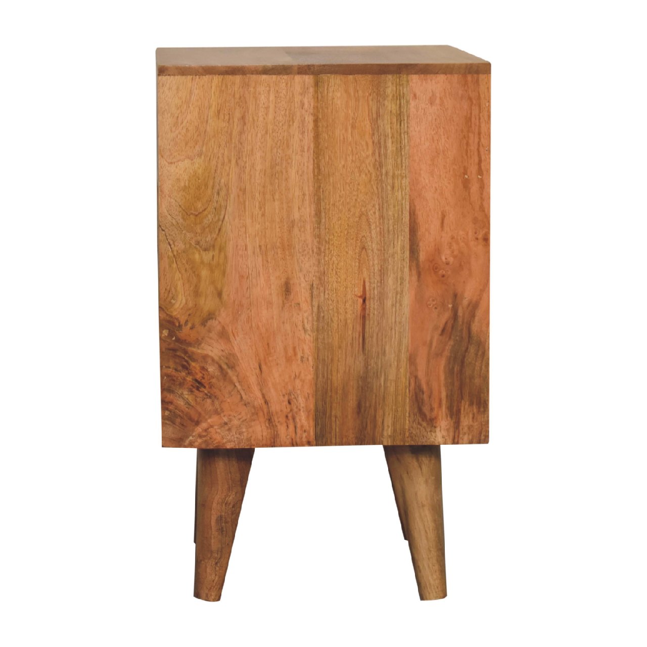 Mini Grey and White Cut-out Nightstand