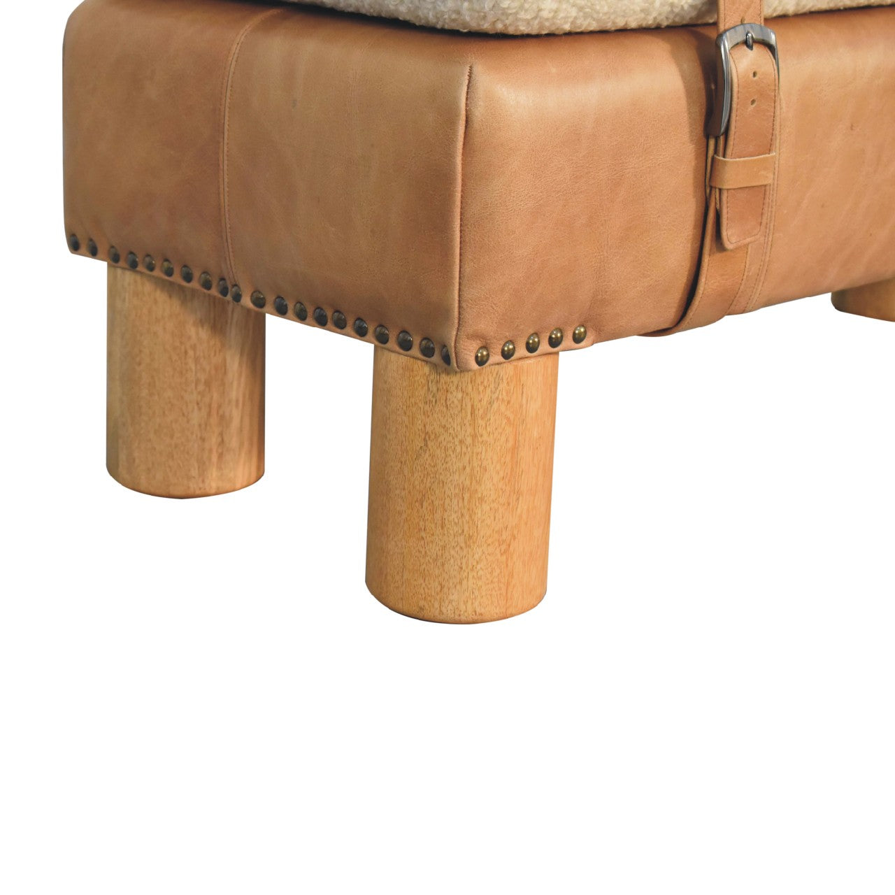 Strapped Cylinder Bench