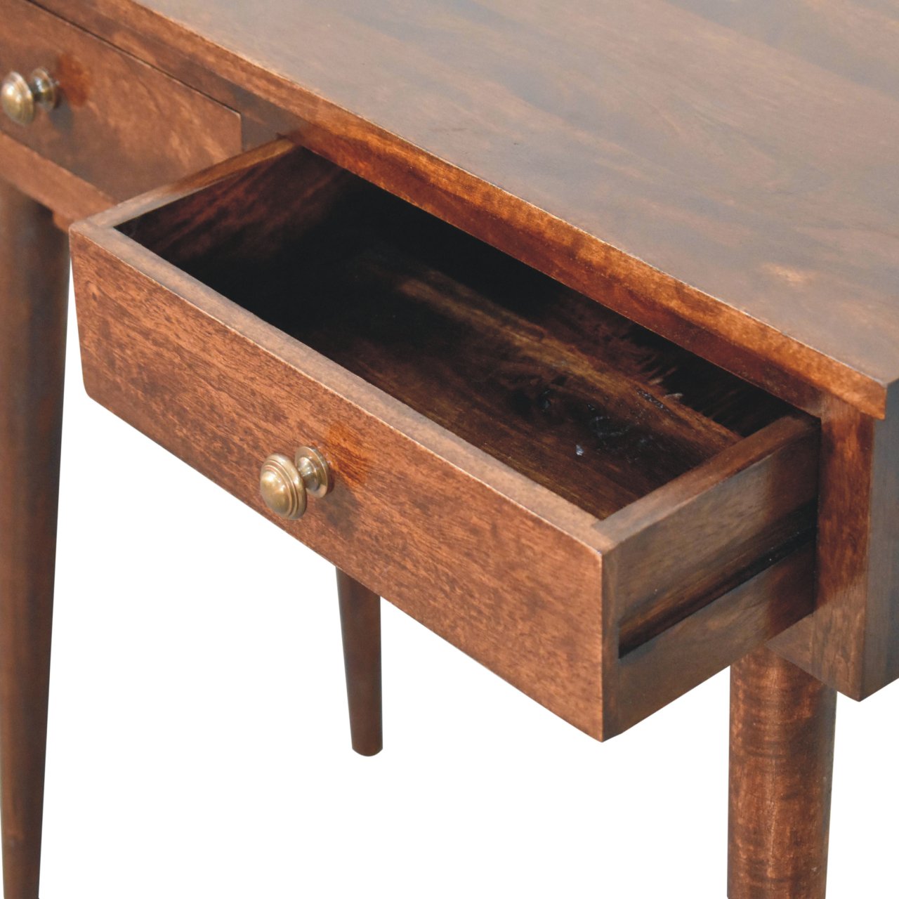 California Walnut Console Table