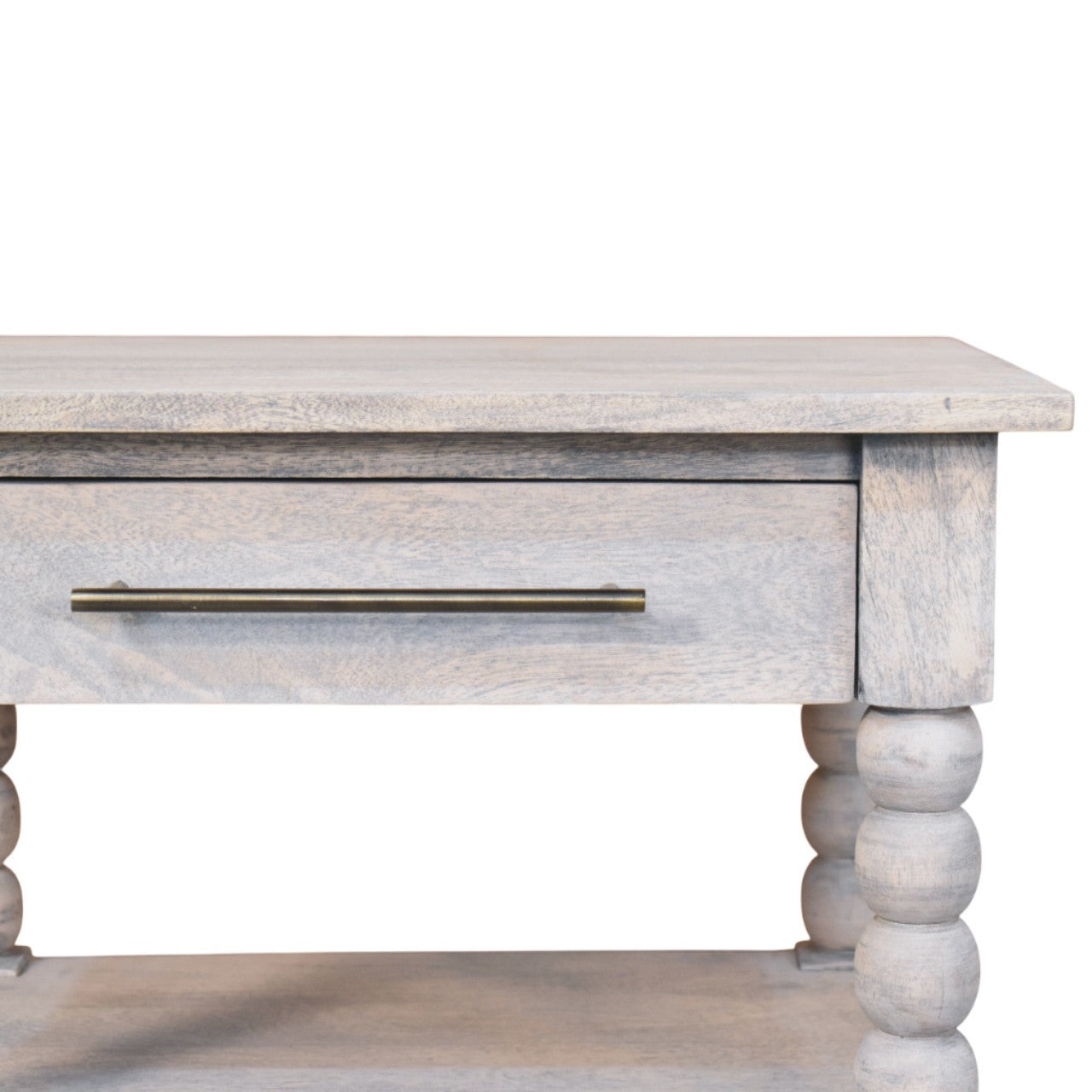 Vintage Spindle Acid Wash Side Table
