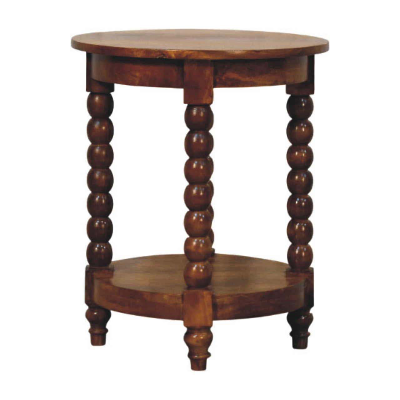 Spindle Round Side Table