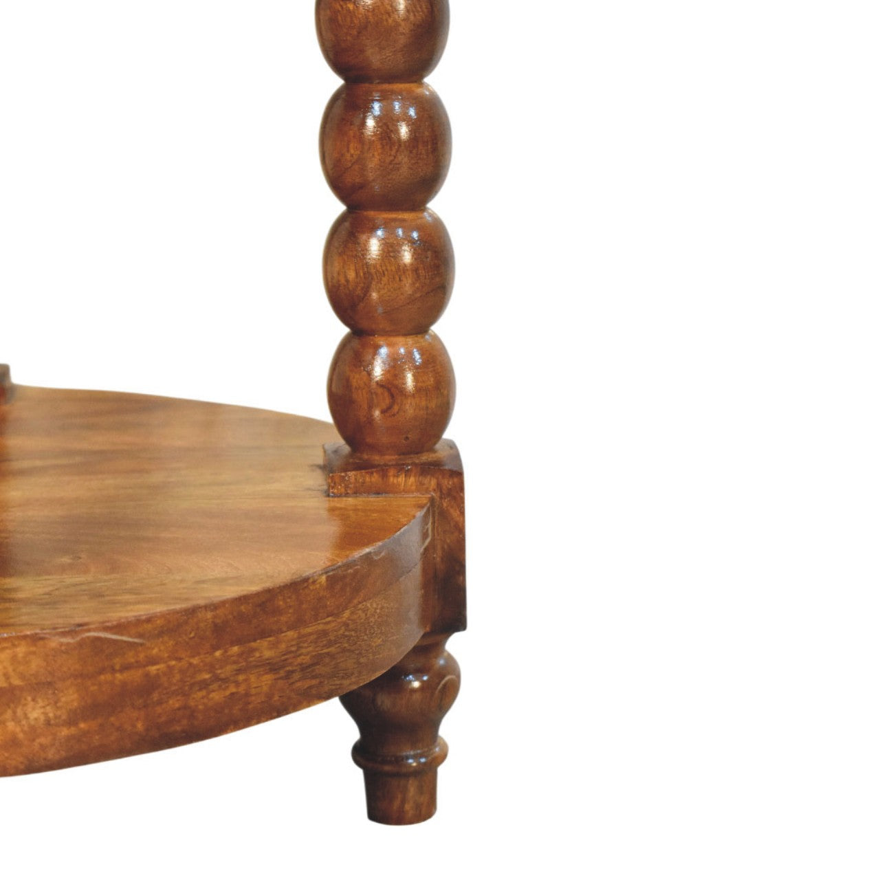 Spindle Round Side Table