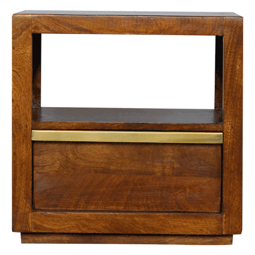 Gold Bar Chestnut Nightstand