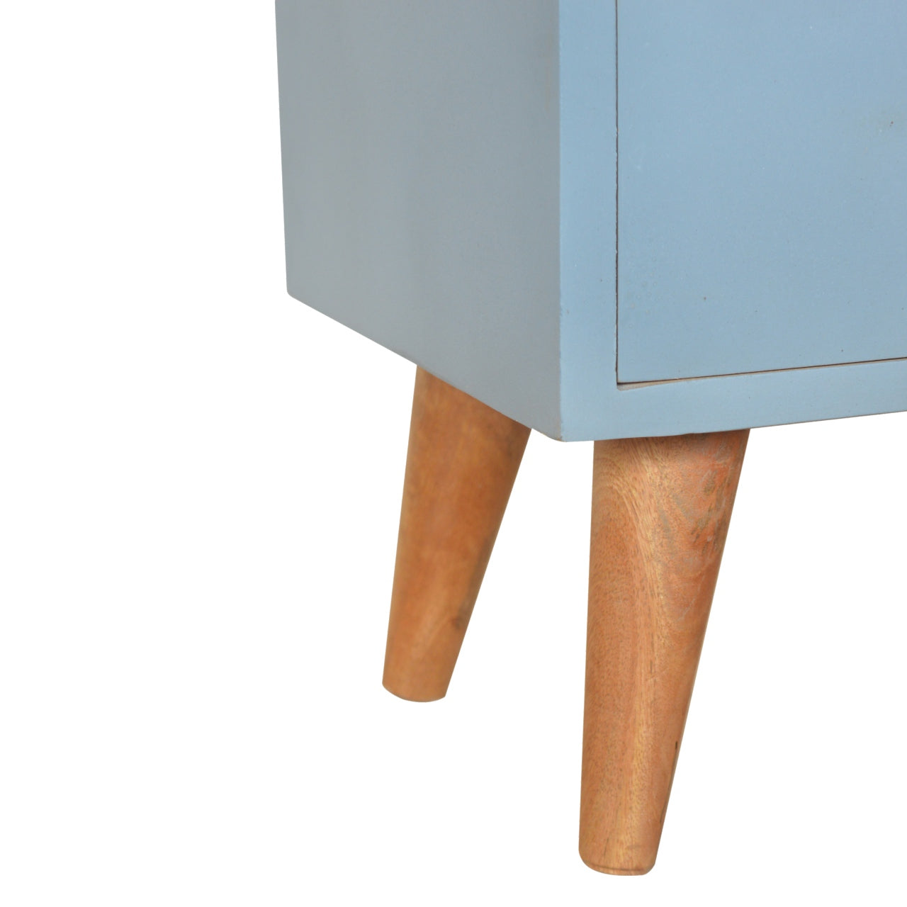 Blue Hand Painted Nightstand