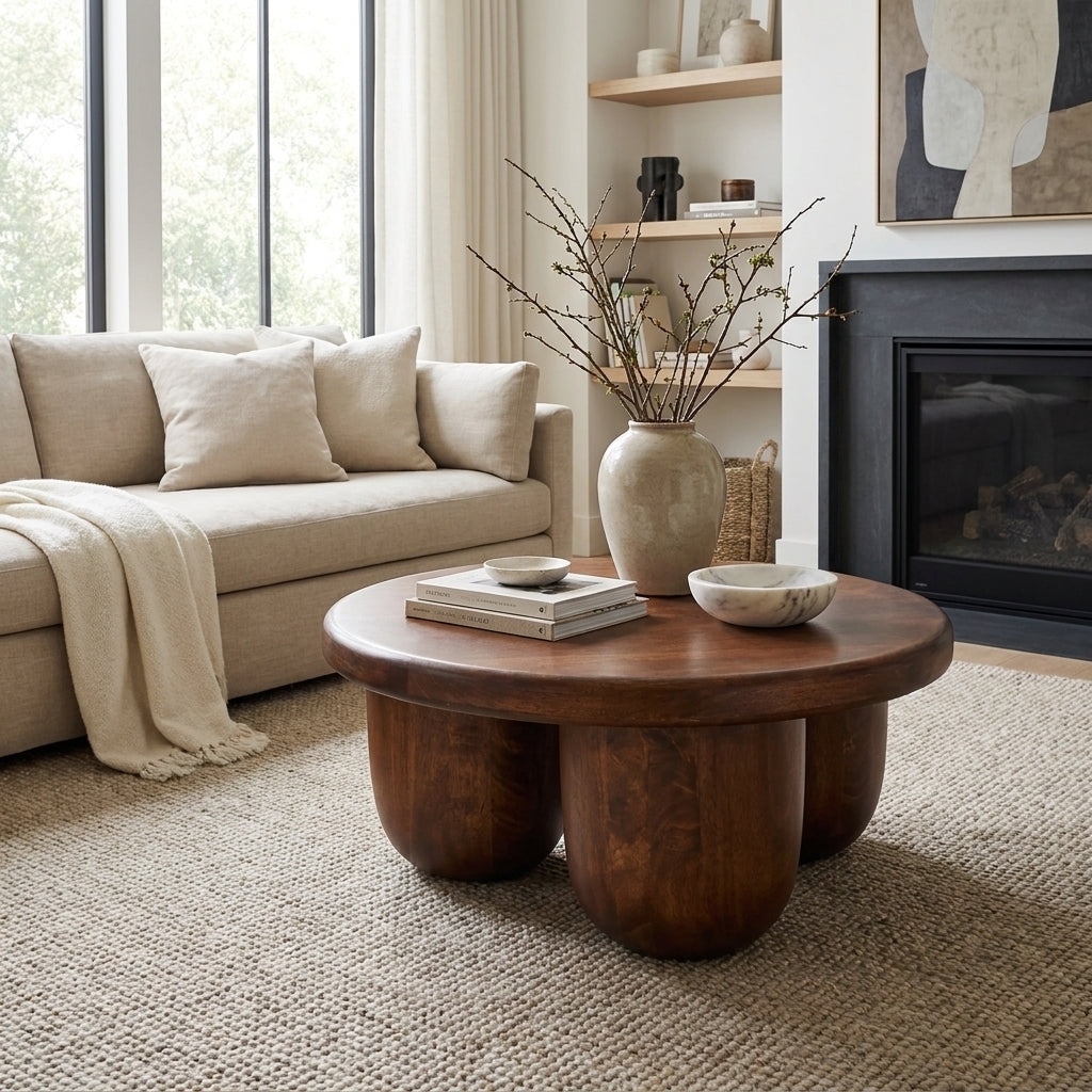 Clara Sculpted Coffee Table