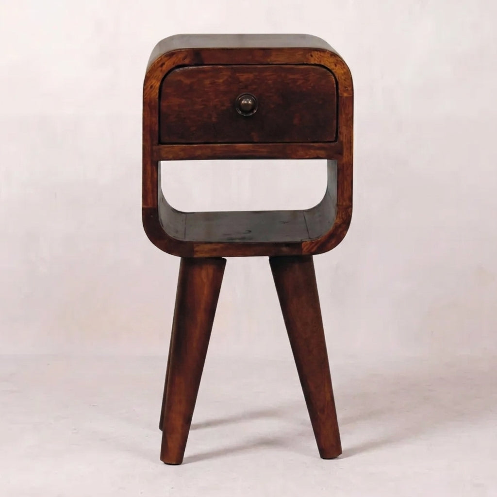 Extra Mini Chestnut Curve Lower Bedside