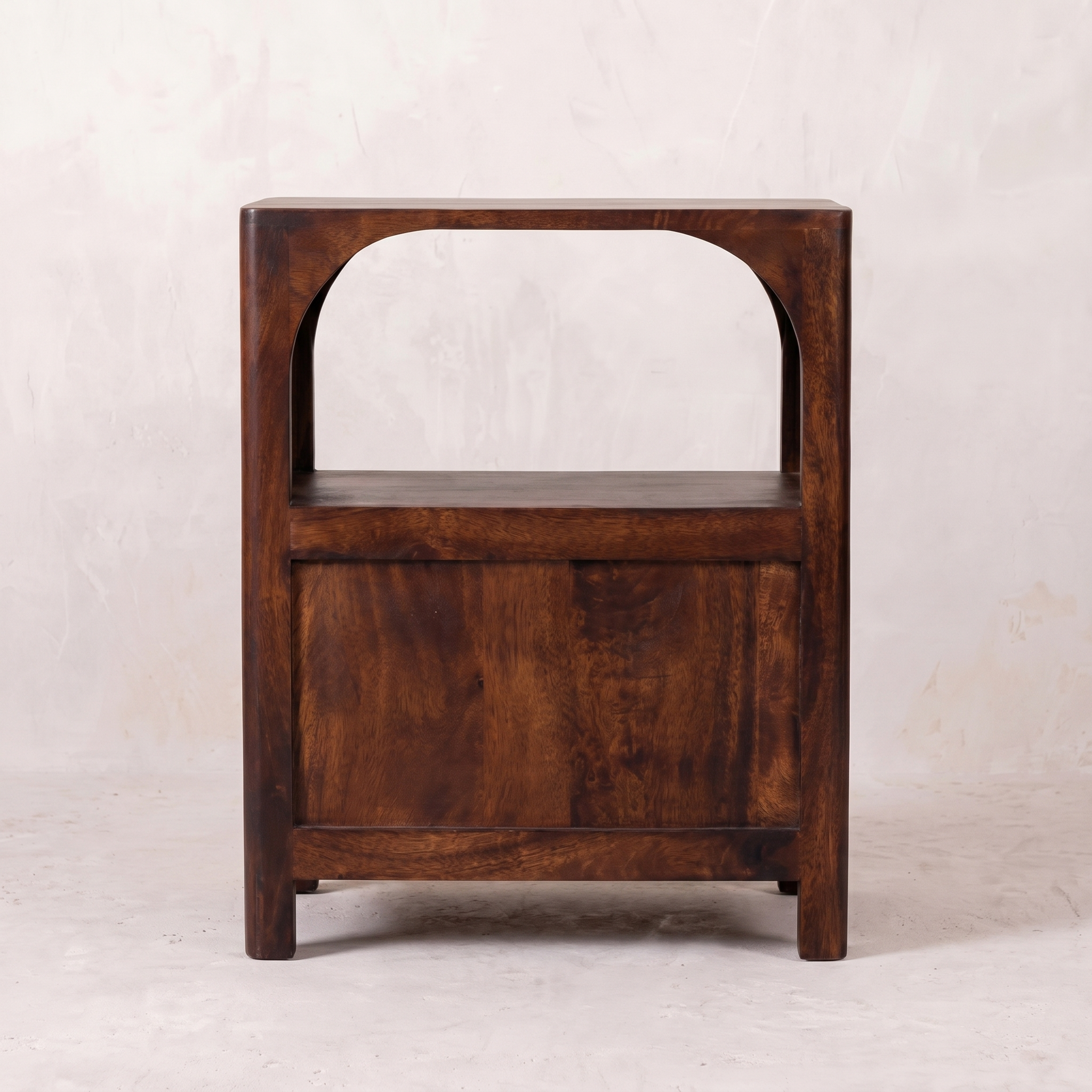 Arched Edge 1 Drawer Bedside