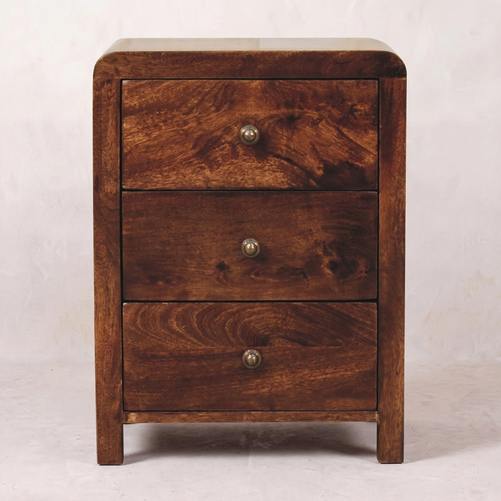 California Walnut Naya Bedside