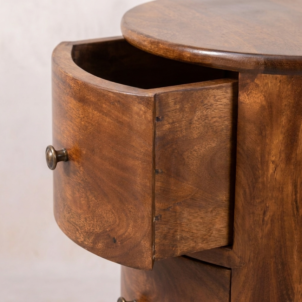 3 Drawer Chestnut Drum